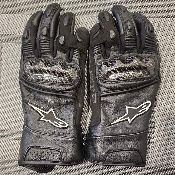 Alpinestars Womens Black Protective Riding Gloves - Picture 1 of 3